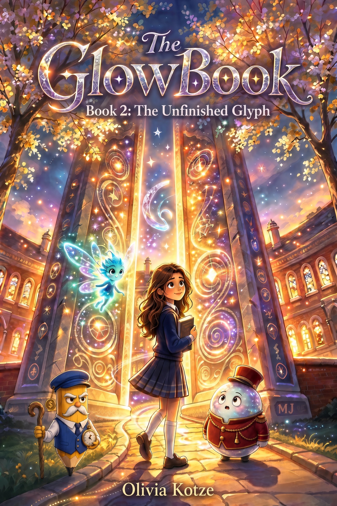 The Unfinished Glyph, book two of GlowBook.